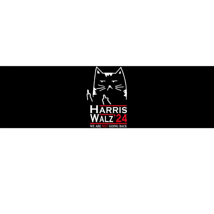 Funny Cat Harris Waltz 2024 Kamala Harris 2024 Tim Walz 2024 Bumper Sticker