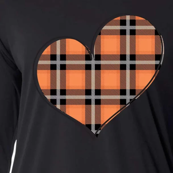 Fall Cute Heart Cooling Performance Long Sleeve Crew