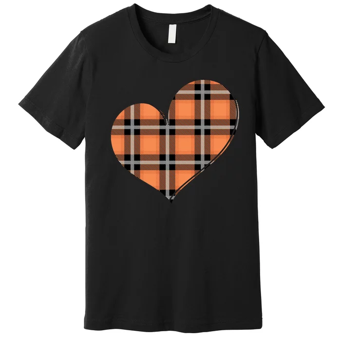 Fall Cute Heart Premium T-Shirt