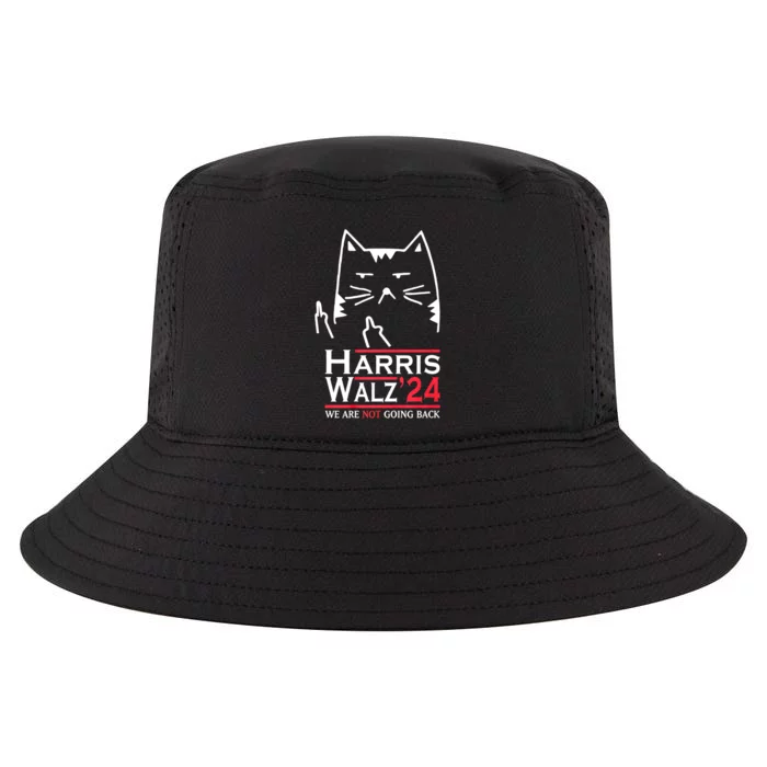 Funny Cat Harriswaltz 2024 Kamalaharris 2024 Timwalz 2024 Cool Comfort Performance Bucket Hat