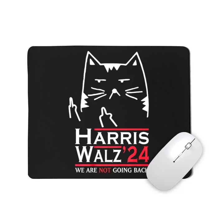 Funny Cat Harriswaltz 2024 Kamalaharris 2024 Timwalz 2024 Mousepad