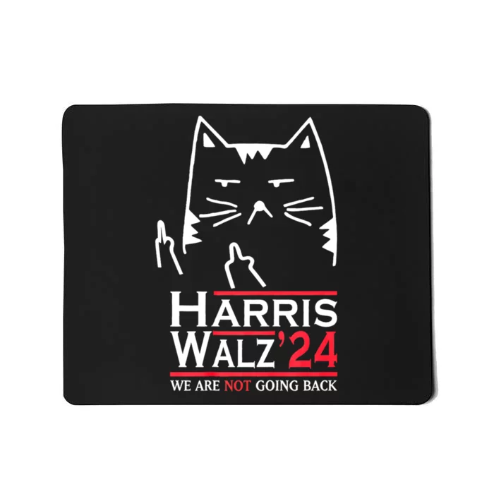 Funny Cat Harriswaltz 2024 Kamalaharris 2024 Timwalz 2024 Mousepad