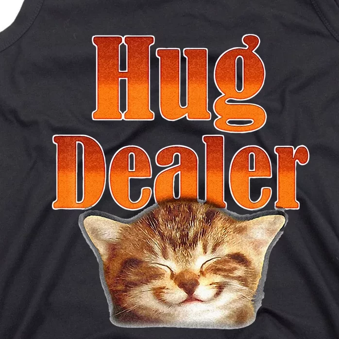 Funny Cat Hug Dealer Cute Kitty For Feline Fans Tank Top