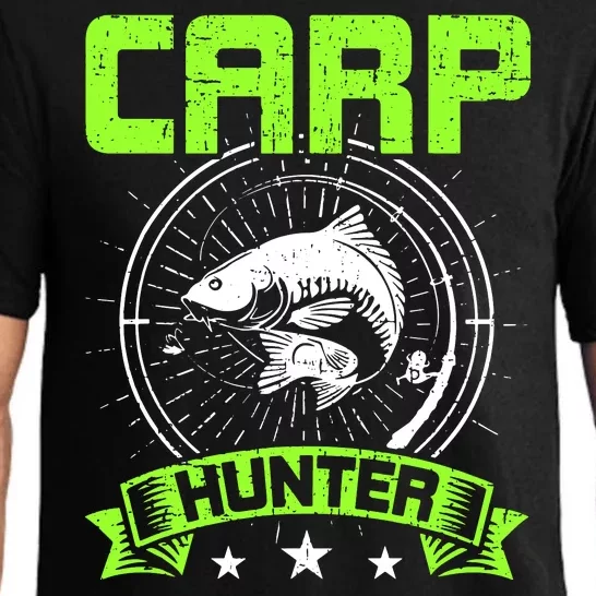 Fishing Carp Hunter Fisherman Fish Catching Pajama Set