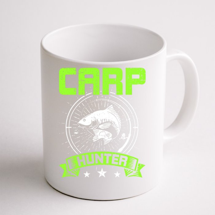 Fishing Carp Hunter Fisherman Fish Catching Front & Back Coffee Mug