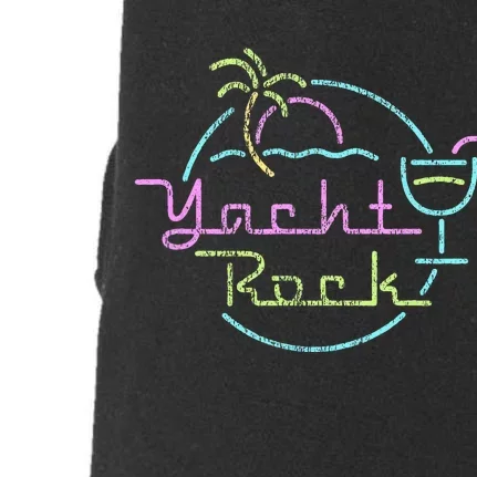 Faded Cocktail Hour Yacht Rock Doggie 3-End Fleece Hoodie