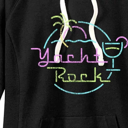 Faded Cocktail Hour Yacht Rock Women's Fleece Hoodie