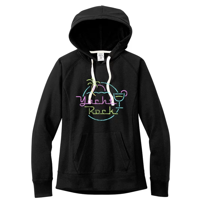 Faded Cocktail Hour Yacht Rock Women's Fleece Hoodie