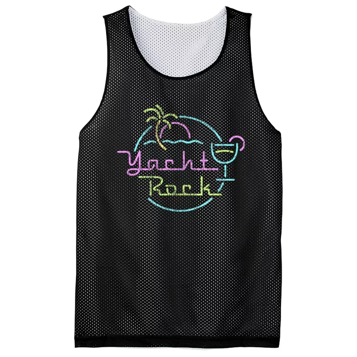 Faded Cocktail Hour Yacht Rock Mesh Reversible Basketball Jersey Tank