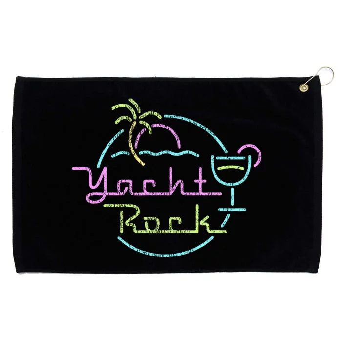 Faded Cocktail Hour Yacht Rock Grommeted Golf Towel