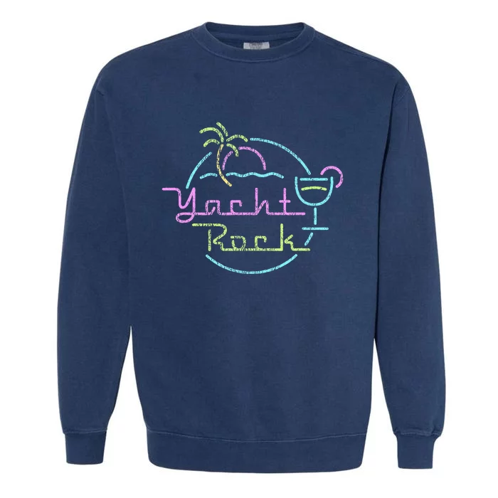 Faded Cocktail Hour Yacht Rock Garment-Dyed Sweatshirt