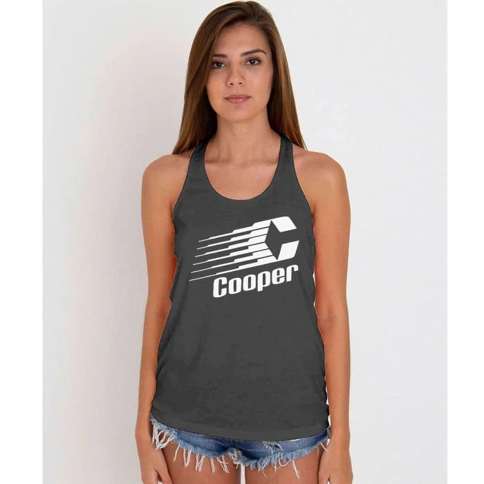 Funny Coopers Hockey Retro Player Sports Lovers Women's Knotted Racerback Tank