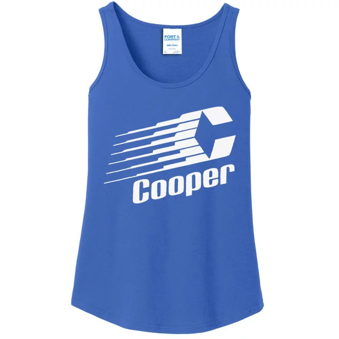 Funny Coopers Hockey Retro Player Sports Lovers Ladies Essential Tank