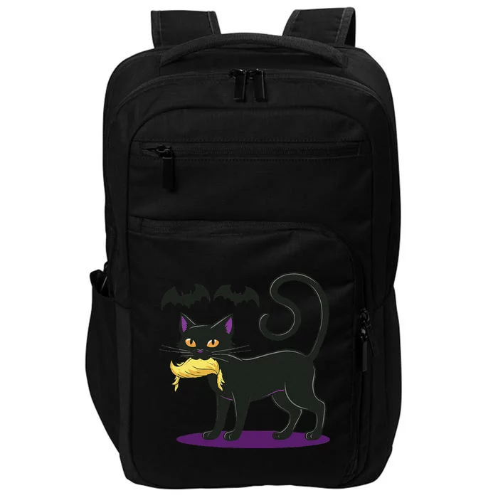 Funny Cat Halloween Voting Election 2024 Usa Impact Tech Backpack