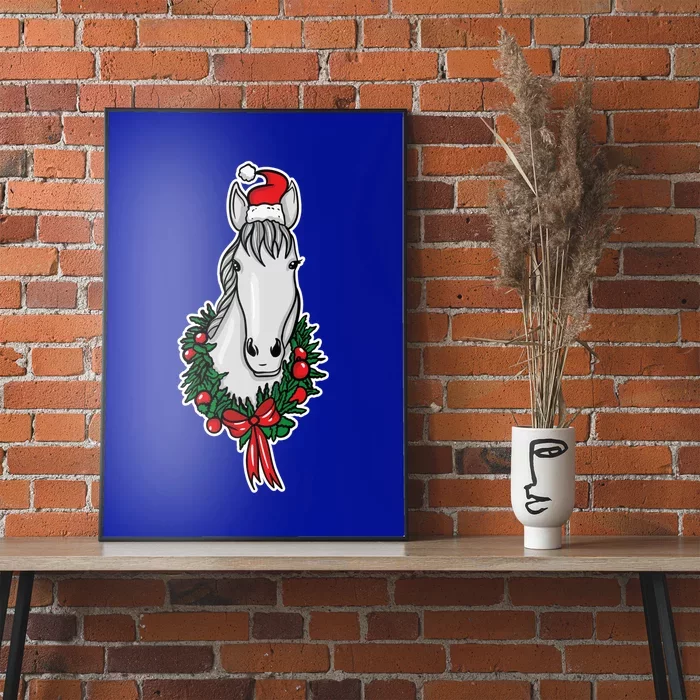 Funny Christmas Horse Lover Funny Gift Horse Rider Love Gift Poster