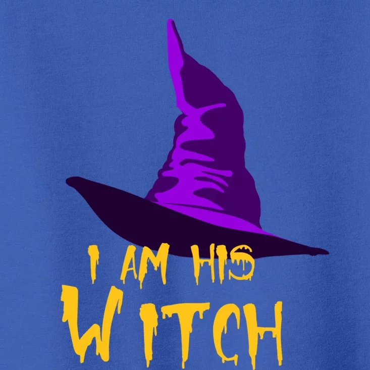 Funny Couples Halloween Costumes I Am His Witch Party Gift Great Gift Toddler T-Shirt