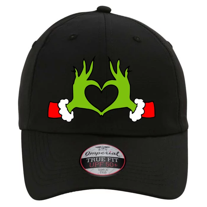 Funny Christmas Hands Making Heart Love Christmas The Original Performance Cap