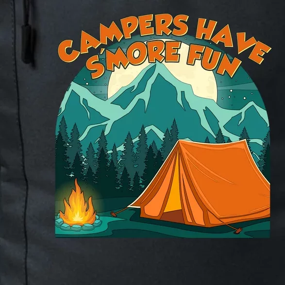 Funny Campers Have S'More Fun Daily Commute Backpack