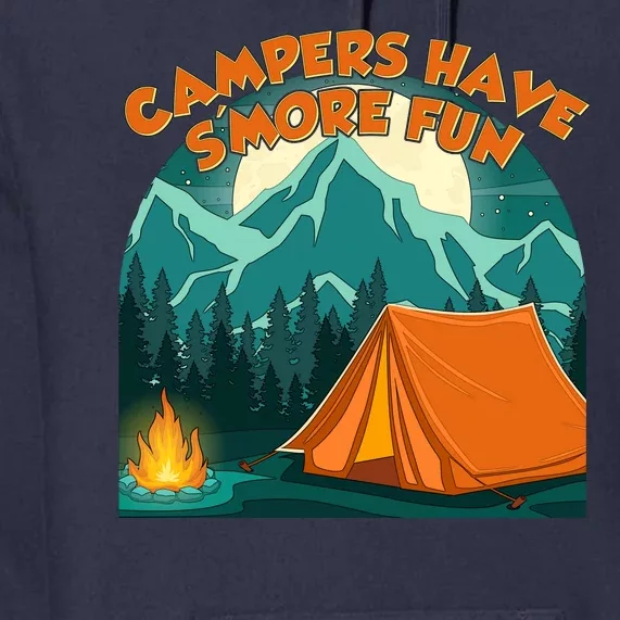 Funny Campers Have S'More Fun Premium Hoodie