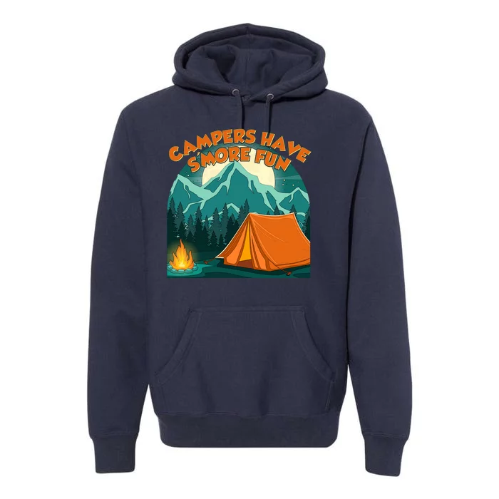 Funny Campers Have S'More Fun Premium Hoodie