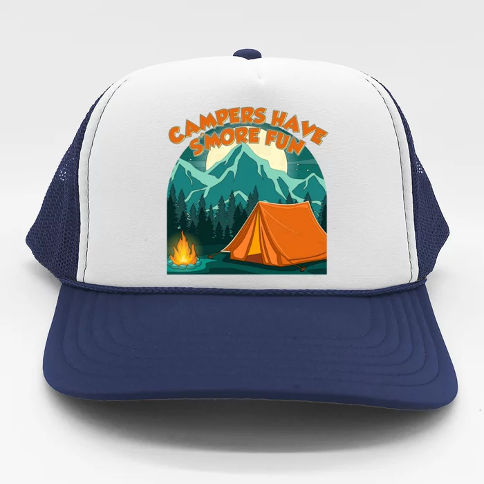 Funny Campers Have S'More Fun Trucker Hat