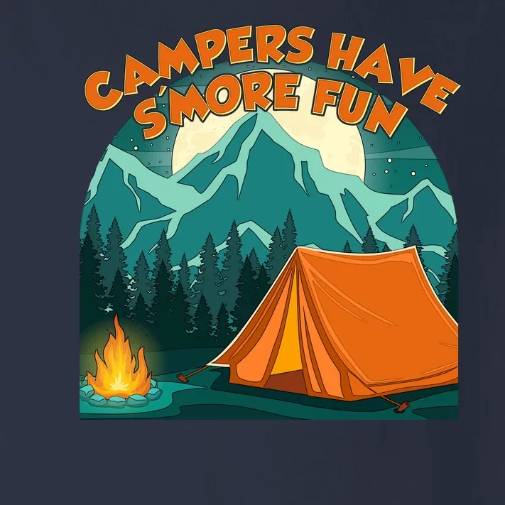 Funny Campers Have S'More Fun Toddler Long Sleeve Shirt