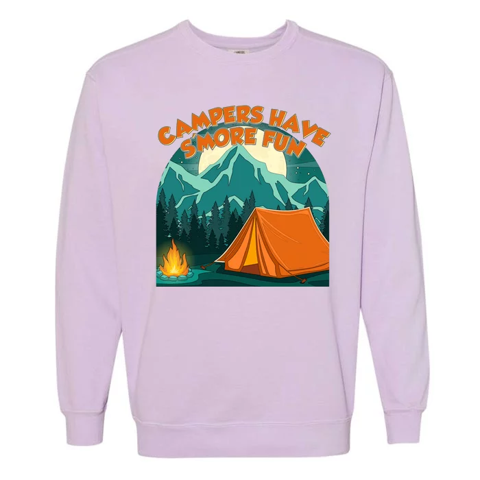 Funny Campers Have S'More Fun Garment-Dyed Sweatshirt