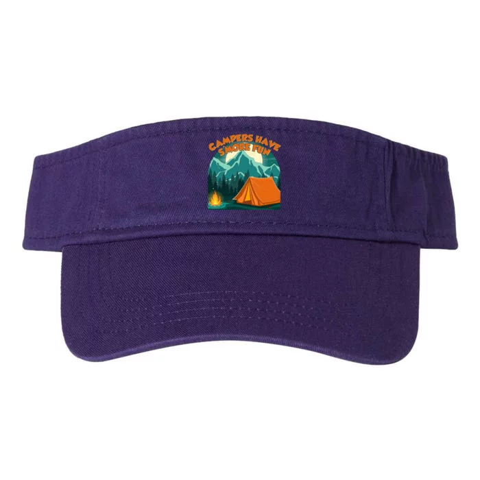 Funny Campers Have S'More Fun Valucap Bio-Washed Visor