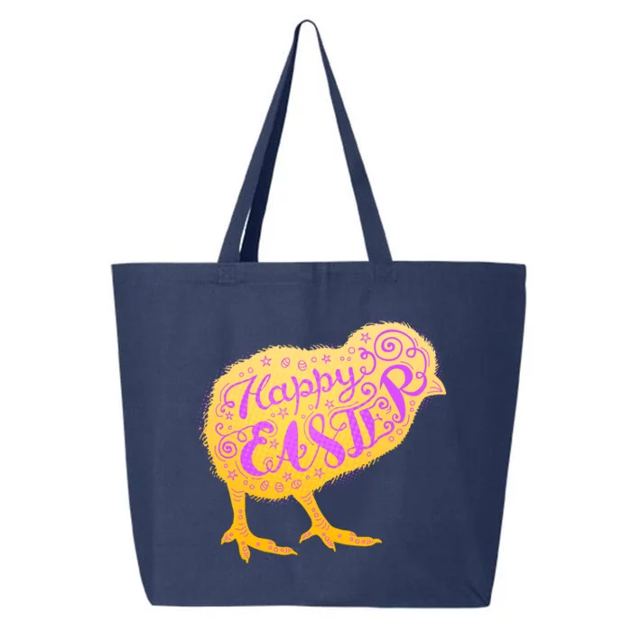 Funny Cute Happy Easter Chick 25L Jumbo Tote