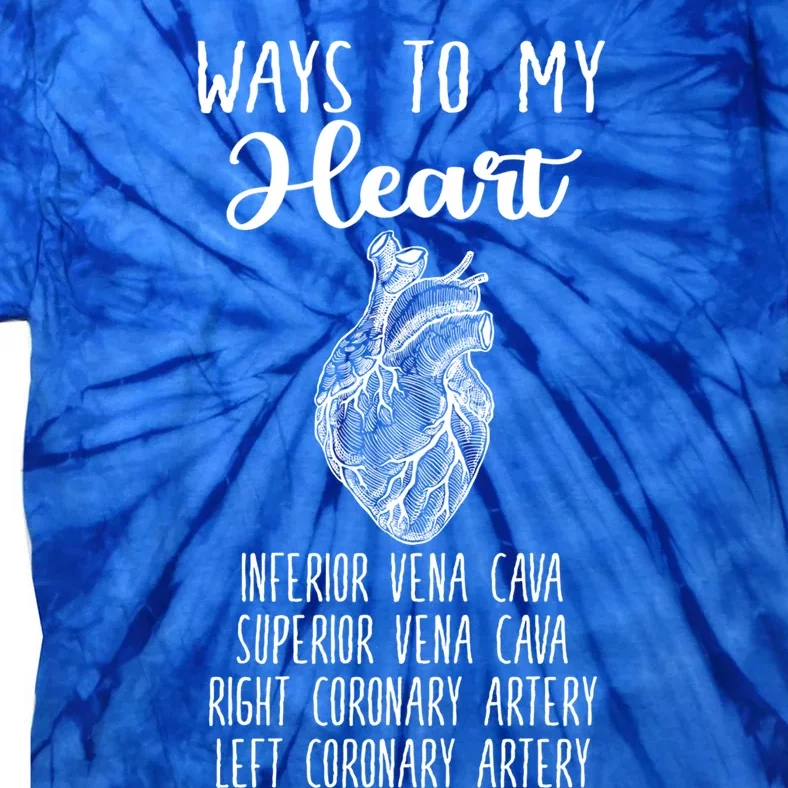 Funny Cardiology Heart Cardiologist Gift Medical Student Funny Gift Tie-Dye T-Shirt