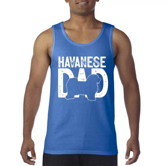 Funny Cute Havanese Dog Dad Puppy Lover Father Cool Gift Tank Top