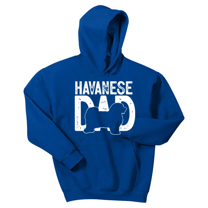 Funny Cute Havanese Dog Dad Puppy Lover Father Cool Gift Kids Hoodie