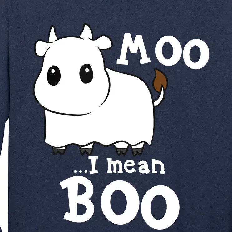 Funny Cow Halloween Costume Cows Boo Long Sleeve Shirt