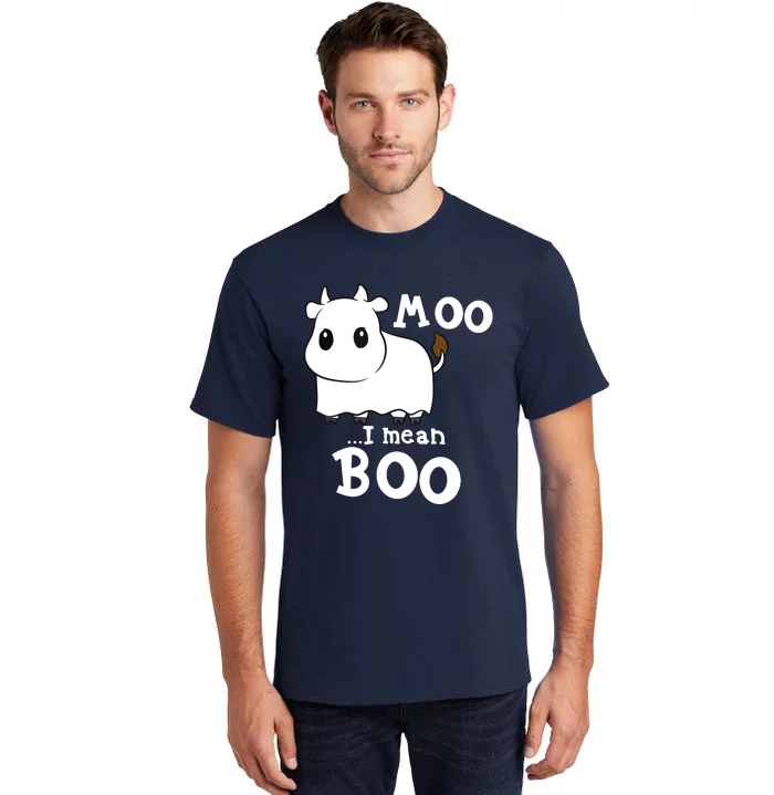 Funny Cow Halloween Costume Cows Boo Tall T-Shirt