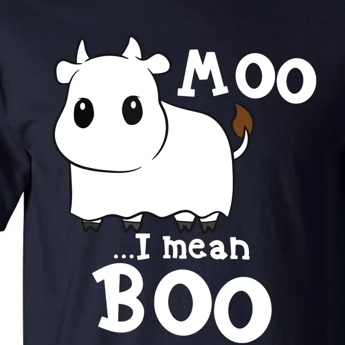 Funny Cow Halloween Costume Cows Boo Tall T-Shirt