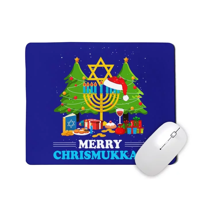 Funny Chrismukkah Happy Christmas Hanukkah Mousepad