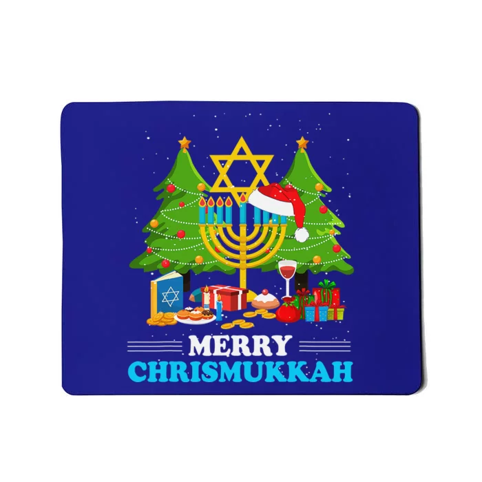 Funny Chrismukkah Happy Christmas Hanukkah Mousepad