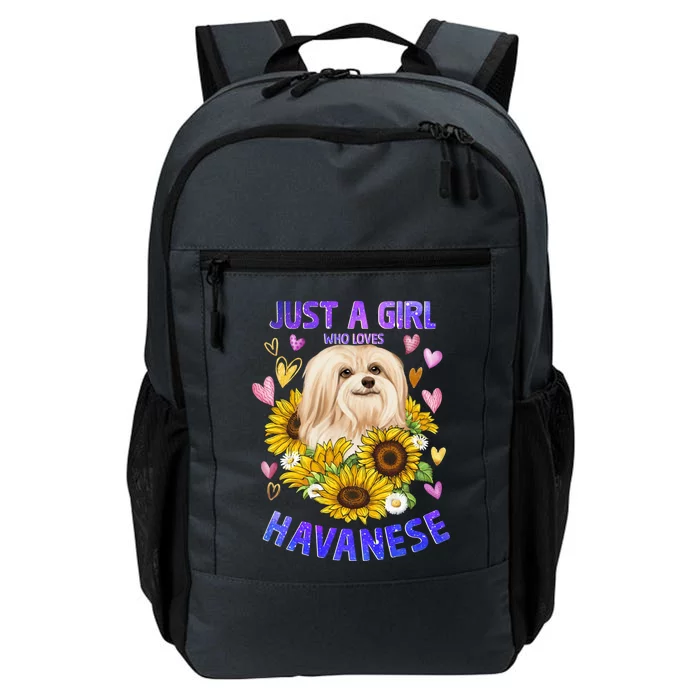 Funny Cute Havanese Dog Loving Puppy Lover Gift Daily Commute Backpack