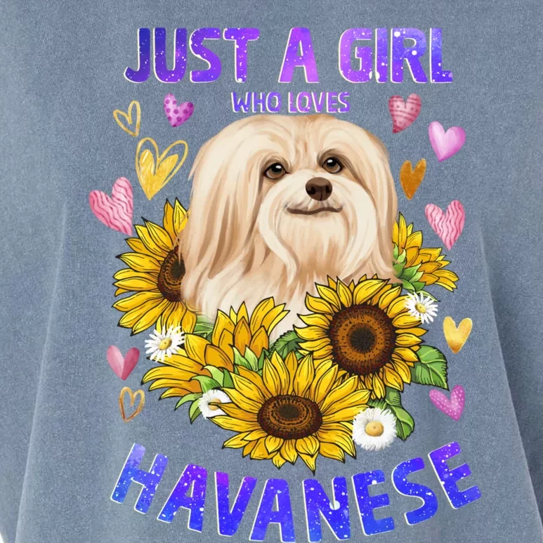 Funny Cute Havanese Dog Loving Puppy Lover Gift Garment-Dyed Women's Muscle Tee