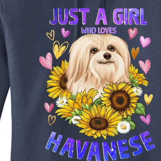 Funny Cute Havanese Dog Loving Puppy Lover Gift Women's Pullover Hoodie