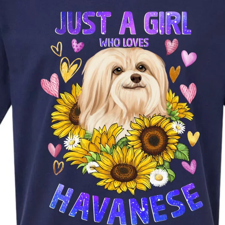 Funny Cute Havanese Dog Loving Puppy Lover Gift Sueded Cloud Jersey T-Shirt