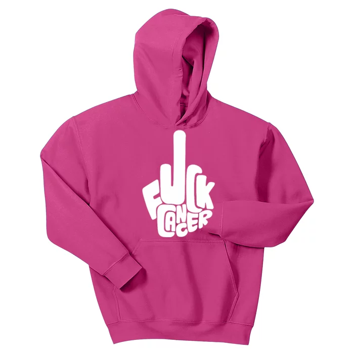 Fuck Cancer Handsign Kids Hoodie