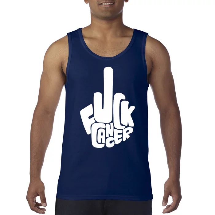 Fuck Cancer Handsign Tank Top