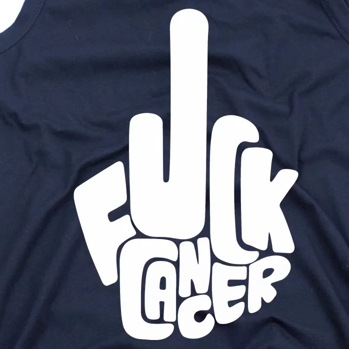 Fuck Cancer Handsign Tank Top