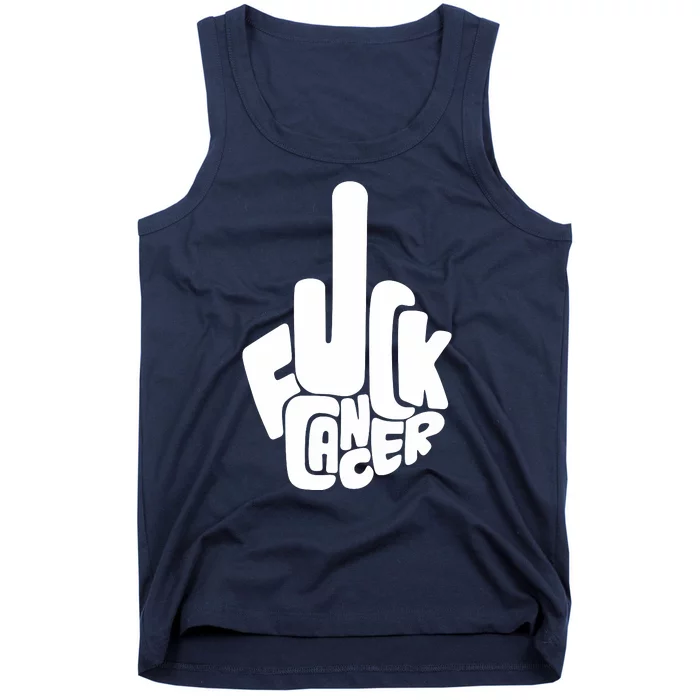 Fuck Cancer Handsign Tank Top