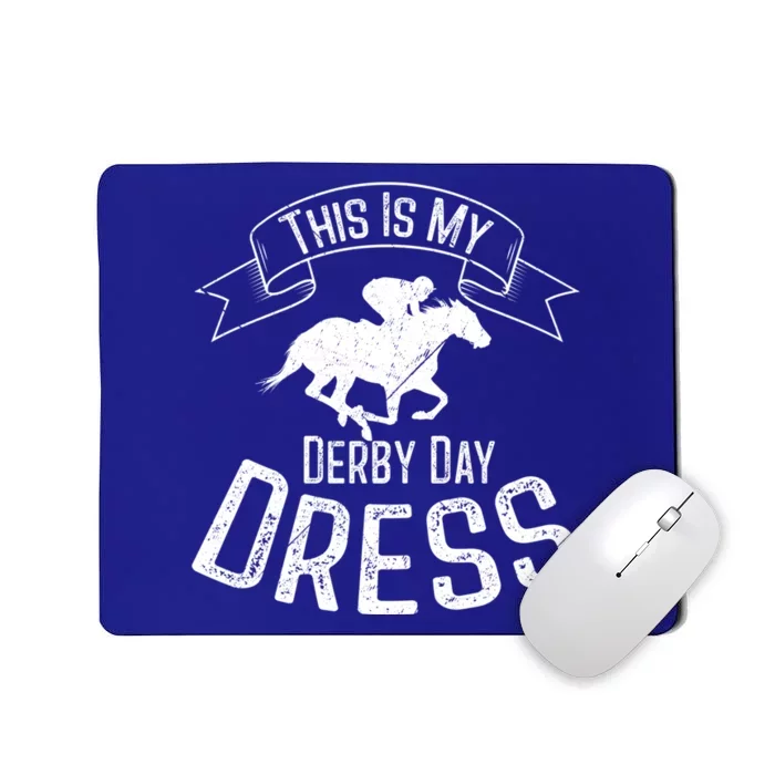 Funny Classic Horse Kentucky This Is My Derby Day Dress Gift Mousepad