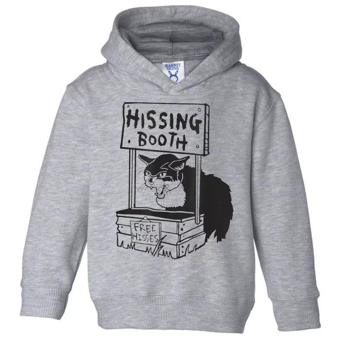 funny Cat Hissing Booth Free Hisses Toddler Hoodie