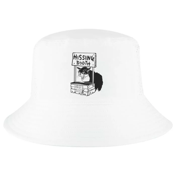 funny Cat Hissing Booth Free Hisses Cool Comfort Performance Bucket Hat