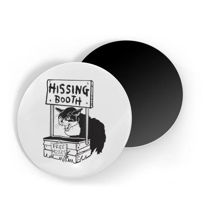 funny Cat Hissing Booth Free Hisses Magnet