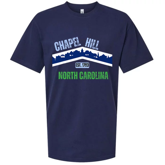 Flag Chapel Hill North Carolina Nc Vintage Sueded Cloud Jersey T-Shirt